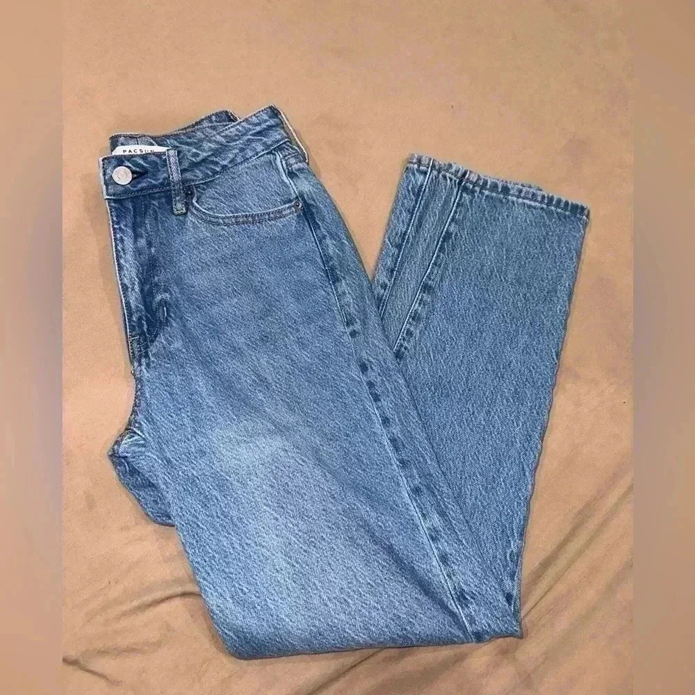 Pacsun mom jeans in blue